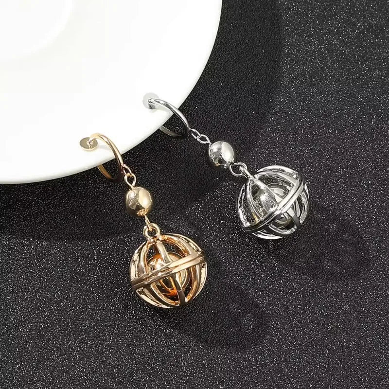 Hanemiya Kazutora Single Bell Earrings Attractive Vintage Ear Clip Simulated Hot Selling Fashion Jewelry Animation Derivatives