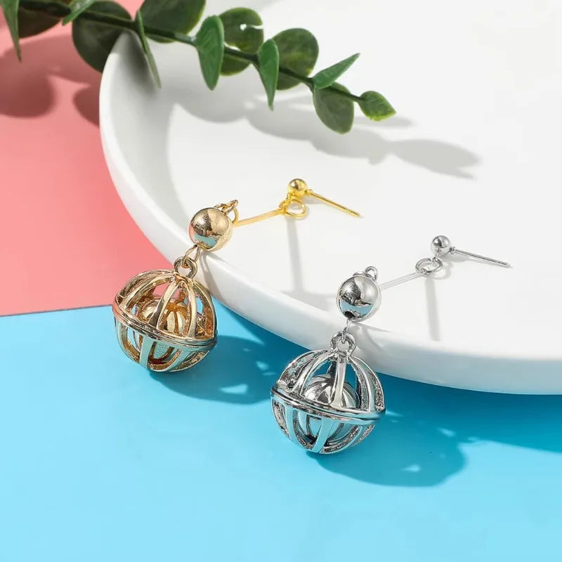 Hanemiya Kazutora Single Bell Earrings Attractive Vintage Ear Clip Simulated Hot Selling Fashion Jewelry Animation Derivatives