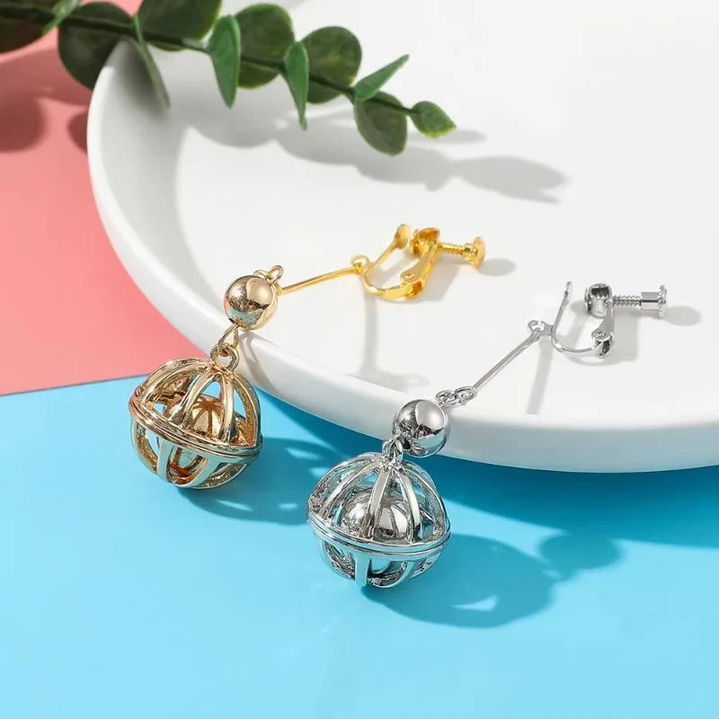 Hanemiya Kazutora Single Bell Earrings Attractive Vintage Ear Clip Simulated Hot Selling Fashion Jewelry Animation Derivatives