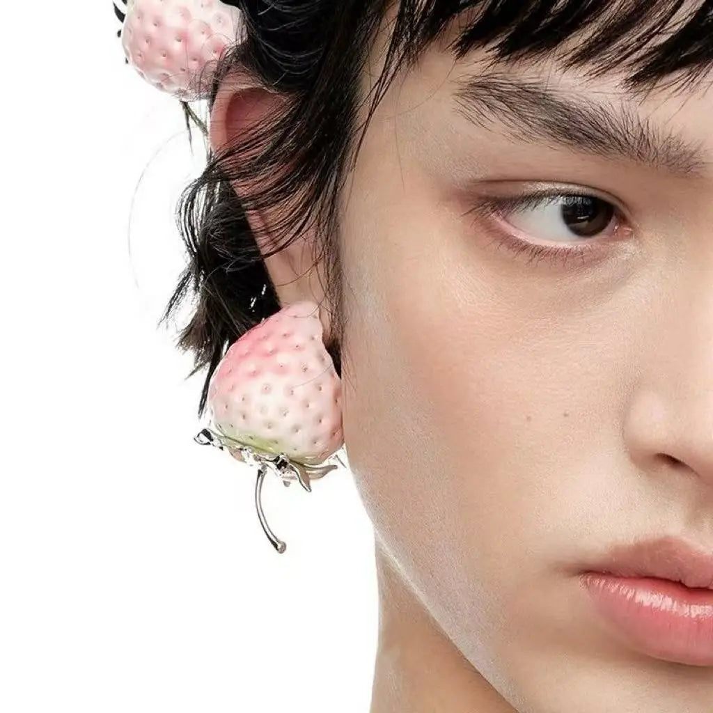Strawberry Earring Cute Ear Stud for Women Girl Party Gift Jewelry Fashion  Accessories